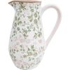LVD Ceramic Floral Beverage Jug/Pitcher Home/Kitchen Decor 19x25.5cm Evergreen
