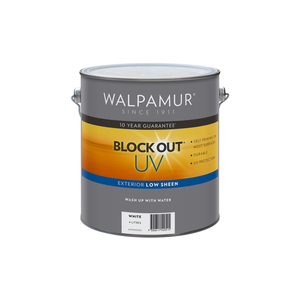 Walpamur 4L Low Sheen Extra Bright Blockout UV Paint - 4L