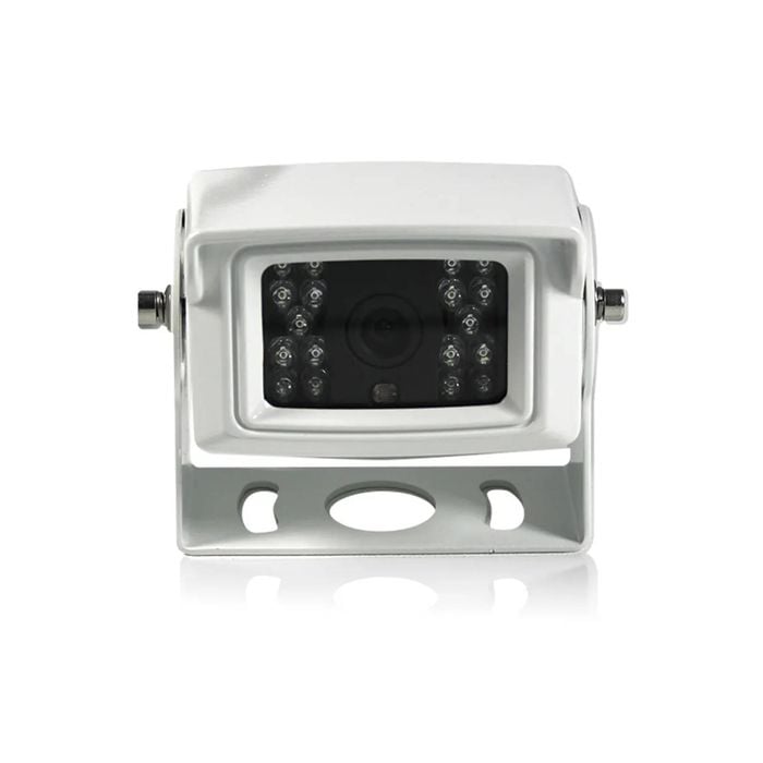 Elinz White Heavy Duty Reverse Camera CCD IR Night Vision without 4PIN Cable