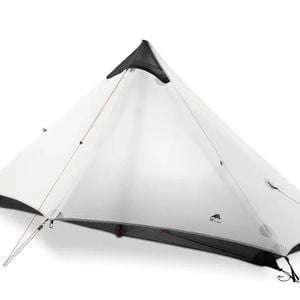 NNEOBA 1-Person Rodless Camping Tent 3-Season Gray