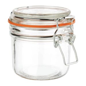 Vogue Clip Top Preserve Jars Airtight Glass Food Storage 200ml 6 Pack
