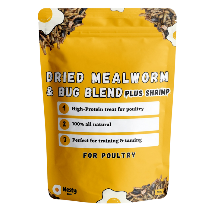 Nesty Dried Mealworm and Bug Blend - 100g