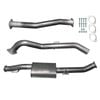Ignite Exhausts Dpf Back For Nissan D23 Navara Np300 3" With Muffler Raw Aluminised Steel