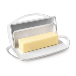 Better Dish Butter Kitchen Storage Dish/container With Flip Top Lid White