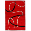 Chrome Rug Red Thread 160 x 235CM