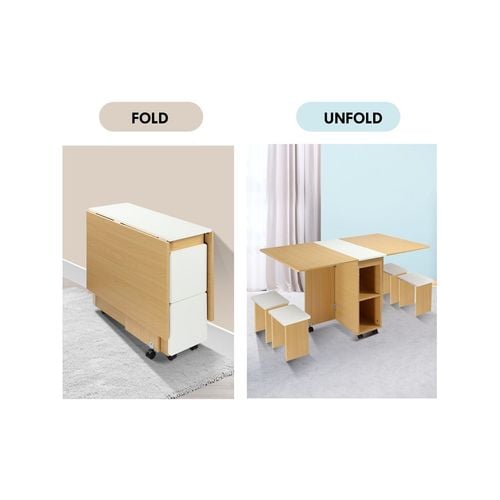 5 Piece Foldable Dining Set Bunnings Australia