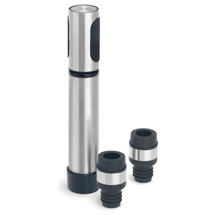 Blomus Cerra Wine Vacuum Pump Preservation Sealer Set 11.5x22cm Silver
