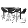 Palma 7pc Bar Setting - Black