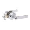 Lockwood 31-55mm Satin Chrome Entrance Lever