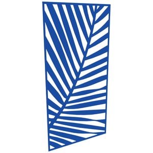 ProtectorAl 300-1200w x 1201-2400h Light Blue/Gloss White Palm Unframed Composite Deco Panel