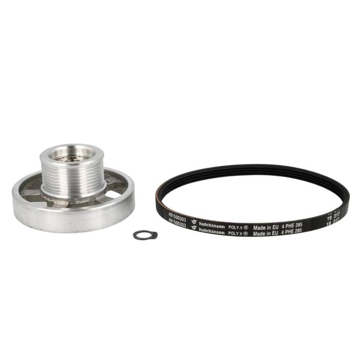 Condenser Dryer Motor Fan Pulley and Belt Repair Kit 492204404, suits Beko