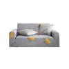SOGA High Stretch 2-Seater Geometric Print Sofa Slipcover