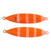 Finesse Slow Pitch Flutter Jig, 100gm, Bright Orange, 2 Pack