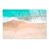 Aerial View Sandy Beach  Print 100% Australian Made 90 x 60cm  (Acrylic)