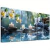 3pcs Serenity Spa Triptych  Print 100% Australian Made 3 x 40x60cm  (Stretched)