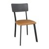 Bolero Side Chair Metal & Pu Vintage Camel Pack Of 4 Commercial Dining Furniture