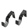 Pillar 16/25mm Black Adjustable Universal Brackets
