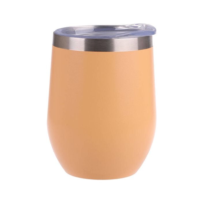 Oasis Stainless Steel Insulated Wine Tumbler Double Walled 330ml Matte Rockmelon