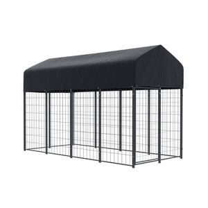 i.Pet 249x120x165cm Dog Kennel Steel