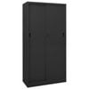 vidaXL Office Cabinet with Sliding Door Anthracite 90x40x180 cm