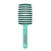 Catzon Boar Bristle Hair Brush Wet Dry Vented Curved Comb-green