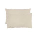 Std Temple Organic Cotton Pillowcase Pair Pebble