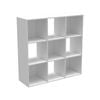 Flexi Storage Clever Cube 910 x 910 x 295mm White 3 x 3 Compact Storage Unit
