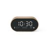 Lexon Ray Clock Lcd Alarm Clock With Temperature / Humidity Display - Gold