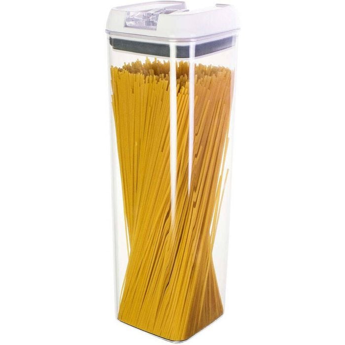 Avanti 1.9L Flip Top Plastic Storage Container w/ Lid Pasta Pantry Stackable WHT