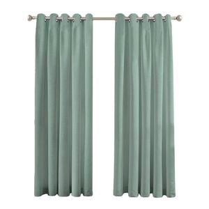 Mollers 180 x 223cm Seafoam Thornton Room Darkening Eyelet Curtain