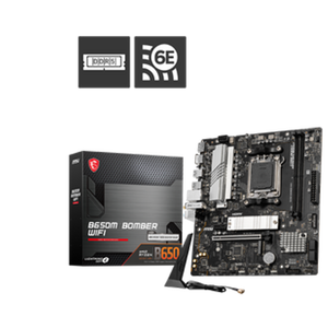 Msi B650m Bomber Wifi Amd Am5 Micro-atx Motherboard