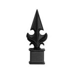 RapidFence Fleur De Lis Square Tube Fence Topper - 19 Pack