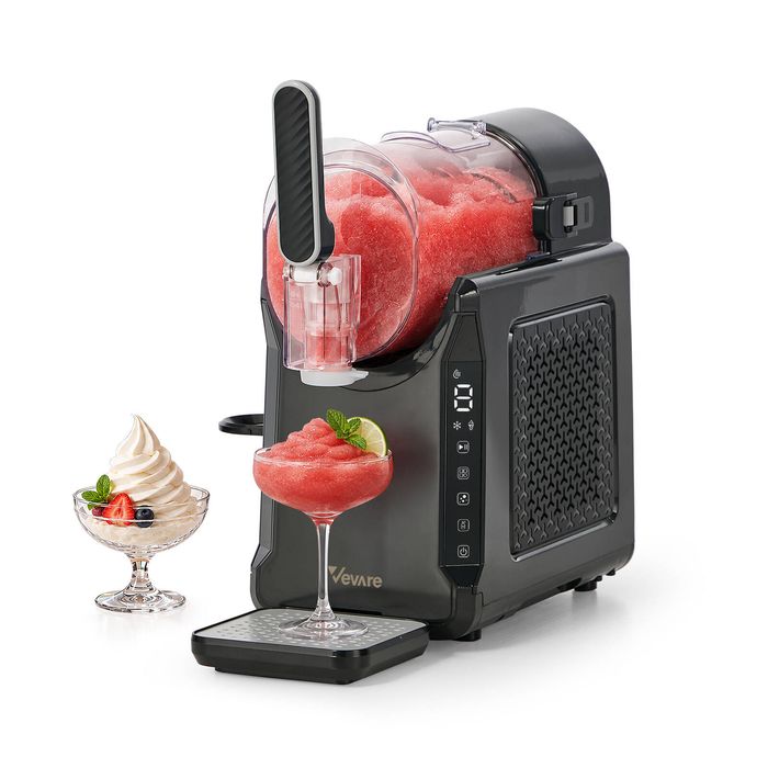 Vevare 3-in-1 Slushie Machine Chill Maker Ice Cream Slush Cold Drinks Home Black