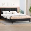 Alfordson Bed Frame Queen Size Fabric Charcoal