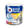 British Paints 4 Seasons Defence 4L Extra Bright Low Sheen Exterior Paint