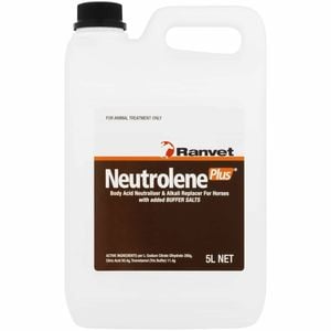 Ranvet Neutrolene Plus Horses Body Acid Neutraliser & Alkali Replacer 5L