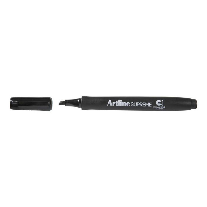 Artline Supreme 2.5mm Chisel Tip Marker 12pcs (Black)