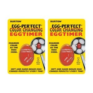 2pk Burton Cooking Tools Egg-per'fect Colour Changing Heat Sensitive Egg Timer