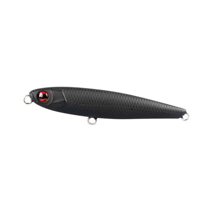 Pro Lure SF62 Pencil Topwater Hardbody Fishing Lure Matt Black