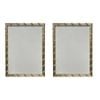 2PK SS Collective Gold Paloma Textured W/ Criss Cross Photo Frame Rectangle 5x7