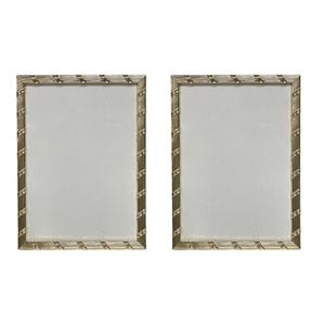 2PK SS Collective Gold Paloma Textured W/ Criss Cross Photo Frame Rectangle 5x7