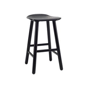 Modern Furniture Hetty 42x63cm Counter Stool - Black Ash Veneer
