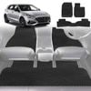 6D Diamond Car Floor Mats for Hyundai i30 2017-2021-Full Set-Black-Outback GT