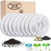 Cat Water Fountain Filters 8 Pack, Replacement Filters Carbon
