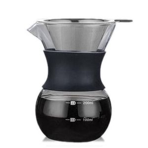 Coffee Culture 200ml Pour Over Coffee Maker Glass Jug Dripper w/ Filter