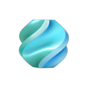 Bambu Lab PLA Silk Dual Colour Blue Hawaii (Blue-Green) (Spool)
