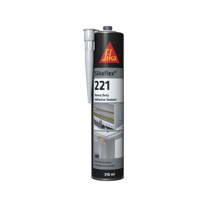 Sika 310ml White/Black Sikaflex-221 Multi-Purpose Adhesive Sealant