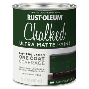 Rust-Oleum 887ml Rainforest Green Chalked Ultra Matte Paint