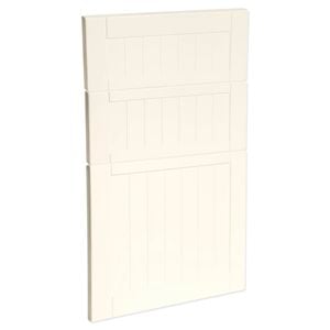 Kaboodle Country 3 Drawer Panels - Antique White 450mm