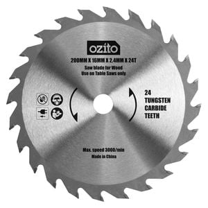 Ozito 24T Table Saw Blade